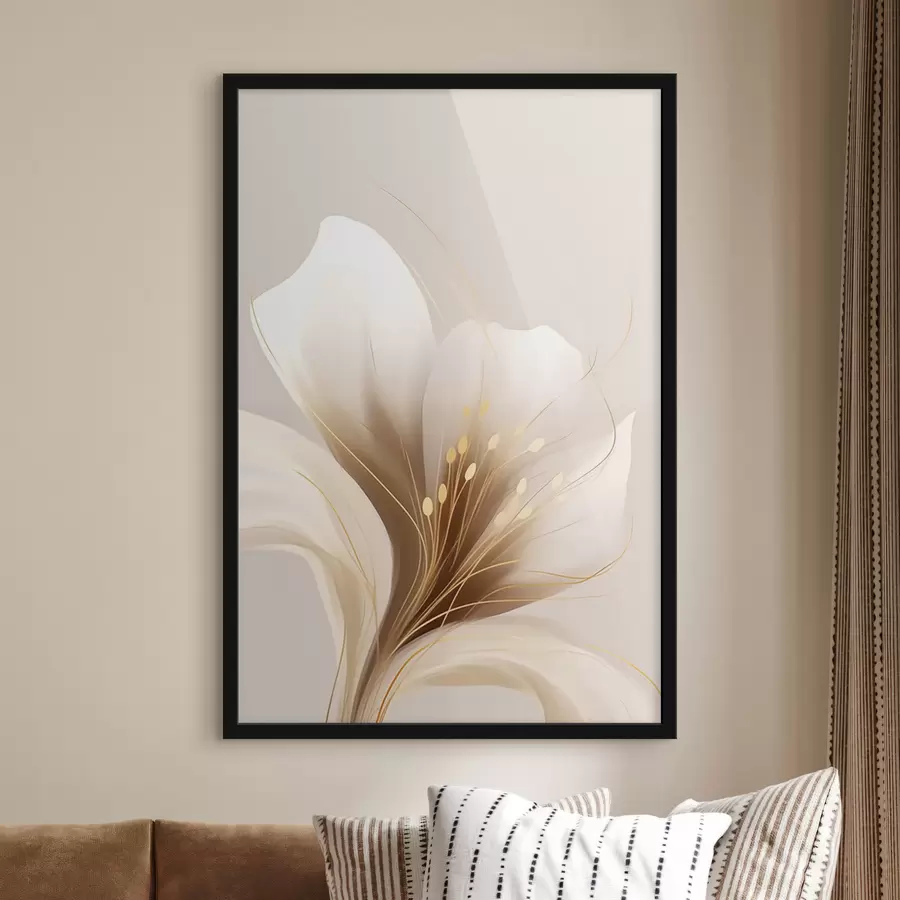 Papier peint Fleur abstraite f47366