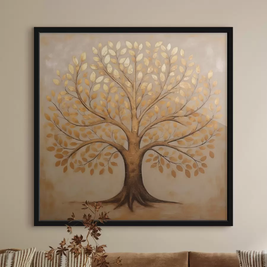 Papier peint Léopard dans une écharpe f47371