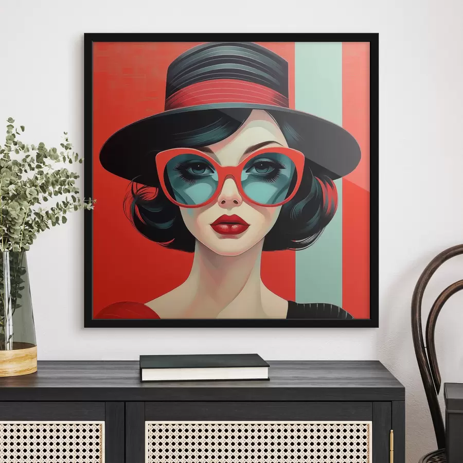 Papier peint Fille pop art f47384