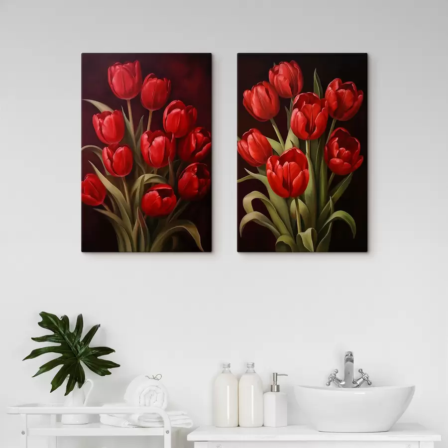 Tableau Tulipes m01201