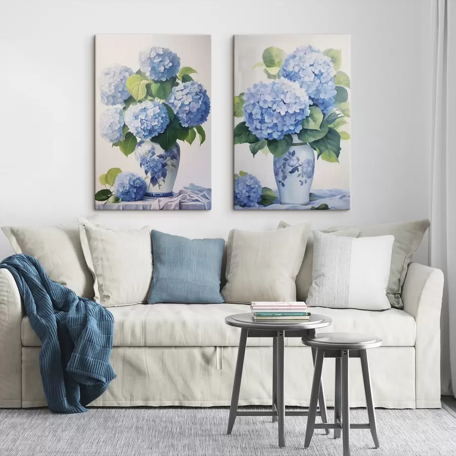 Tableau Hortensias m01202