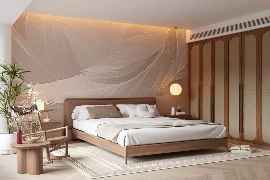 Papier peint Plumes w05104