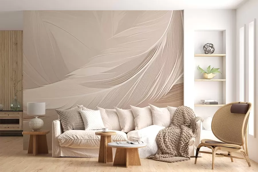 Papier peint Plumes w05104