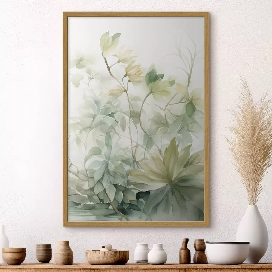 Papier peint Plantes légères f47510