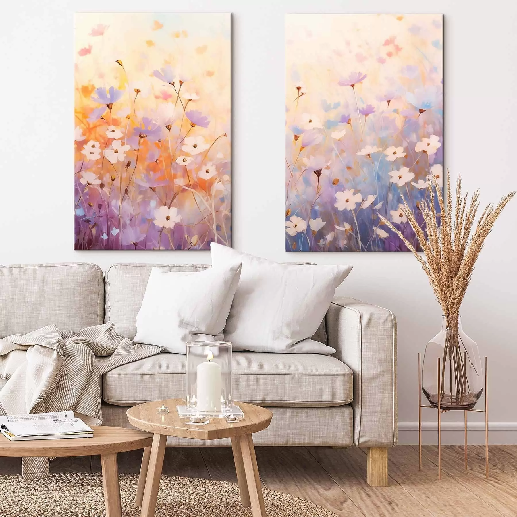 Tableau Petites fleurs sauvages m01255