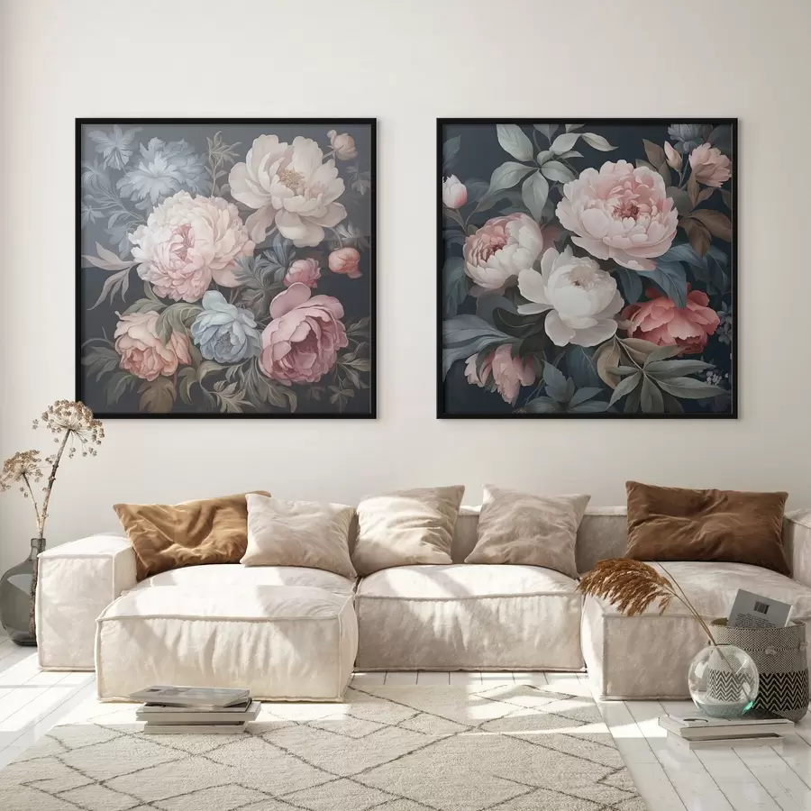 Papier peint Fleurs décoratives d01079