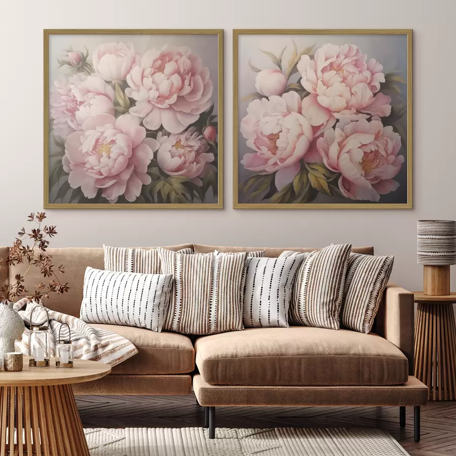 Papier peint Pivoines d01129
