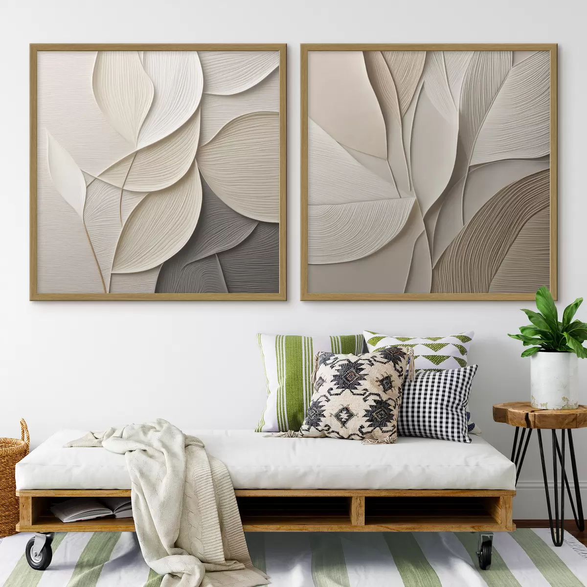 Poster Dialogue de feuilles d01156