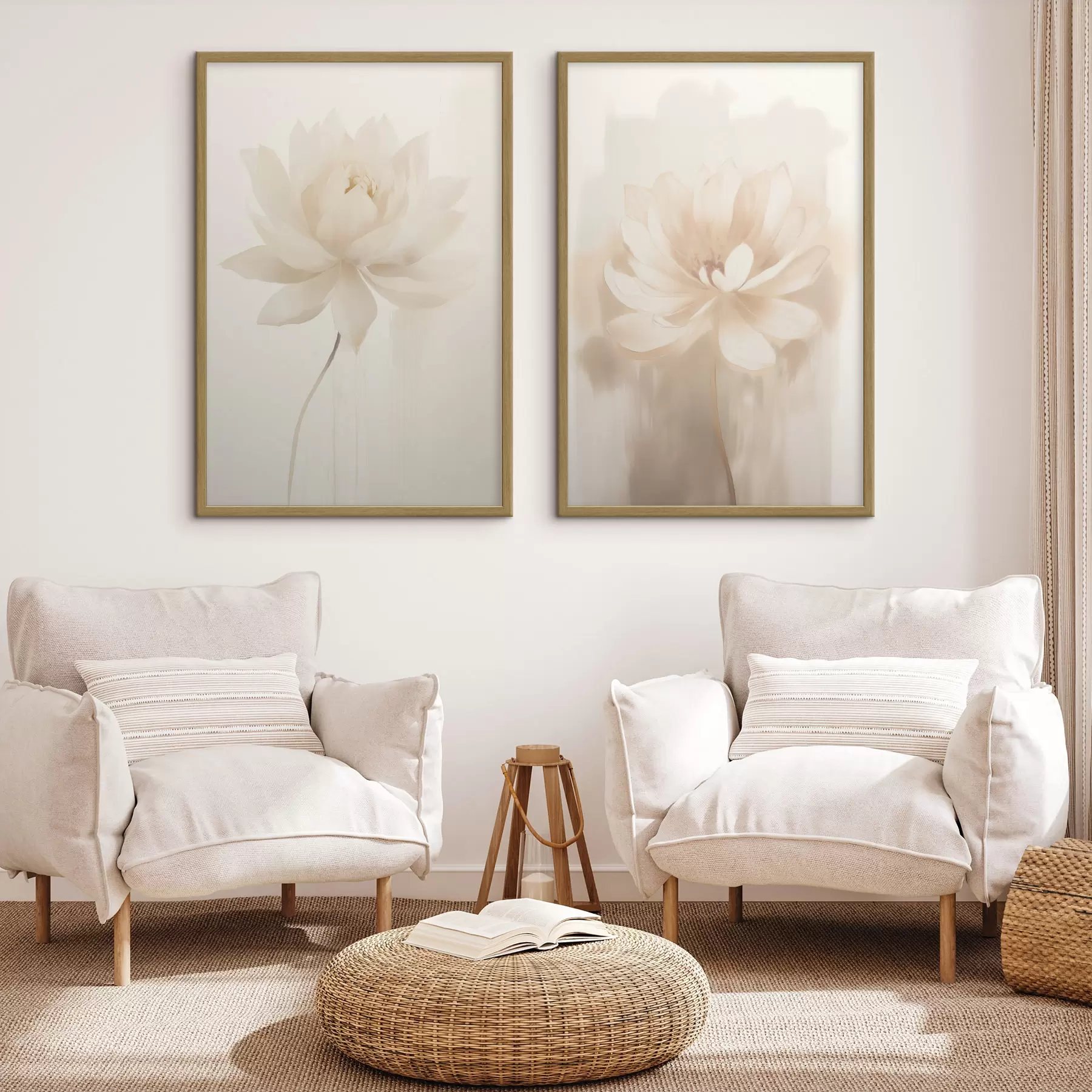 Papier peint Fleurs et confiance d01087