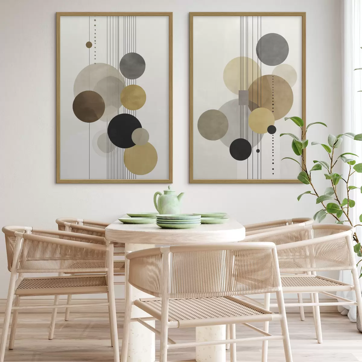 Poster Cercles et charme d01182