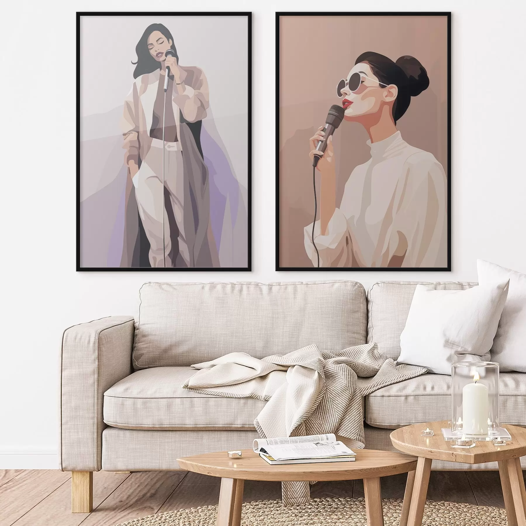 Papier peint Chanteur d01191