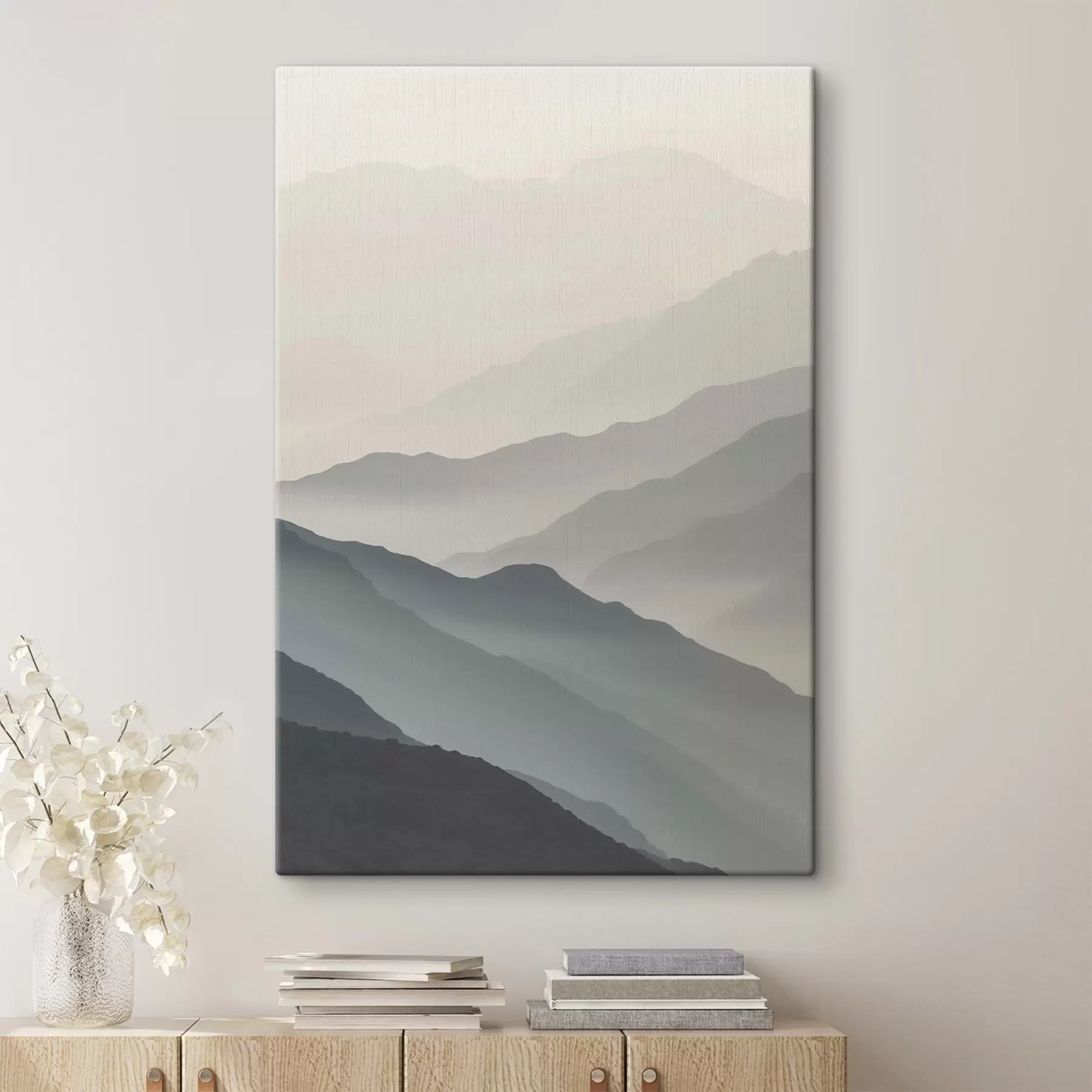 Tableau Montagnes dans le brouillard s47619