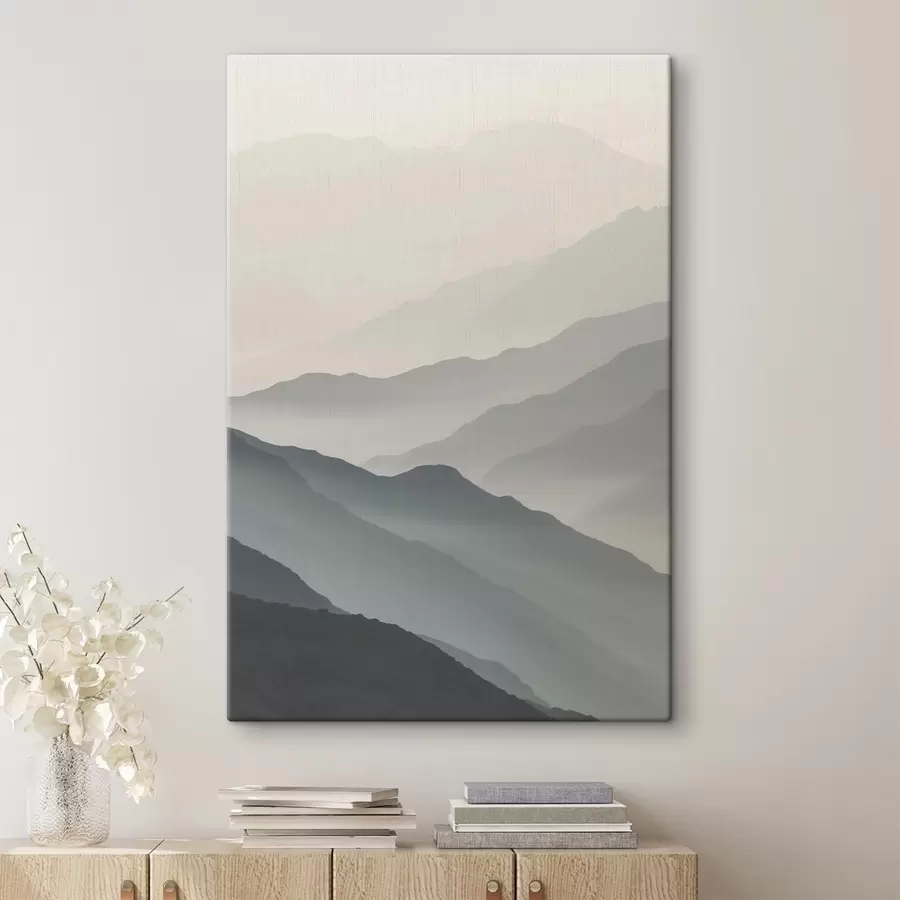 Tableau Montagnes dans le brouillard s47619