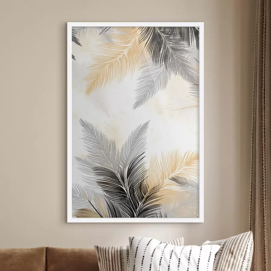 Papier peint Feuilles tropicales f47620