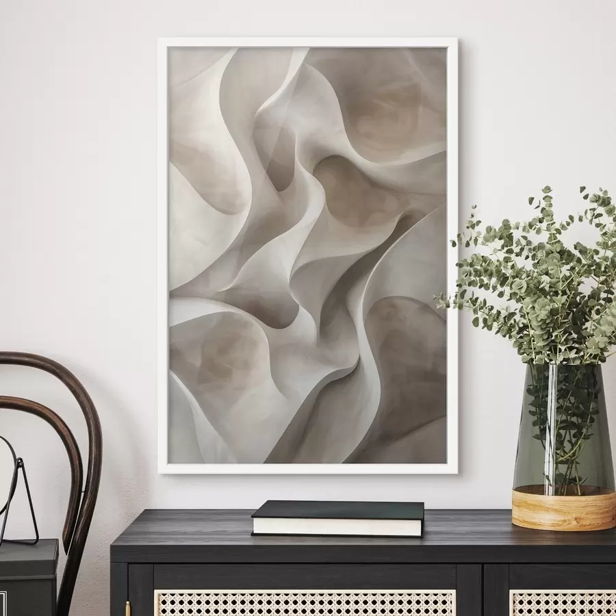 Papier peint Imitation des ondes volumétriques f47629