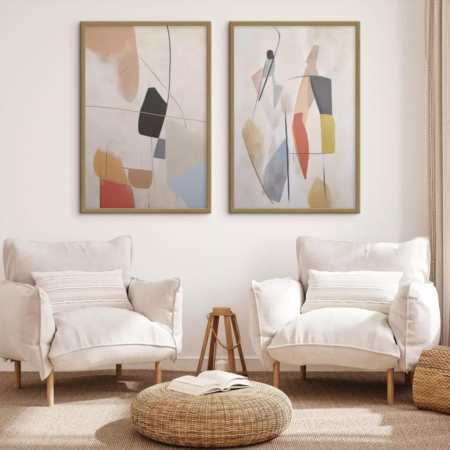 Papier peint Abstraction géométrique d00562