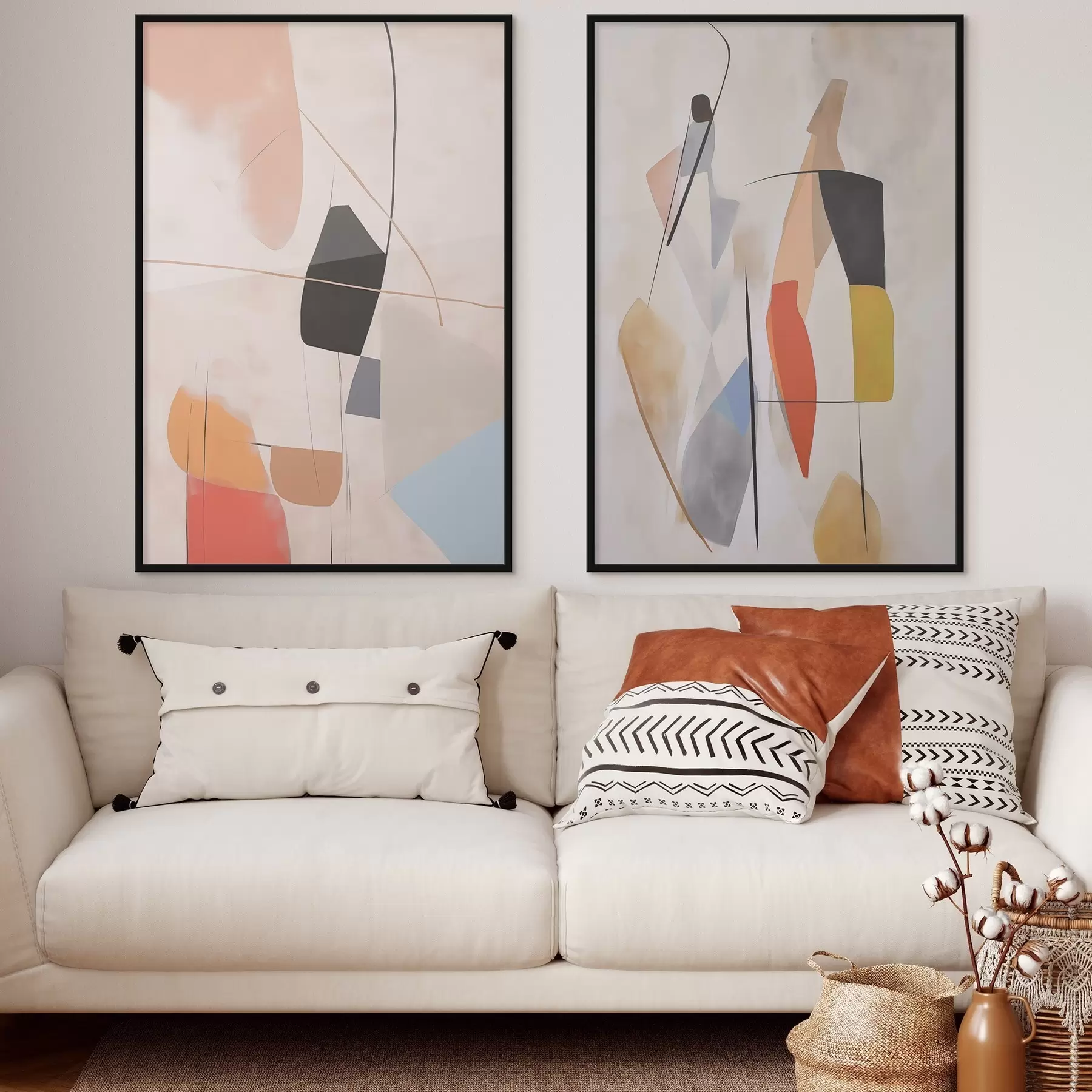 Papier peint Abstraction géométrique d00562