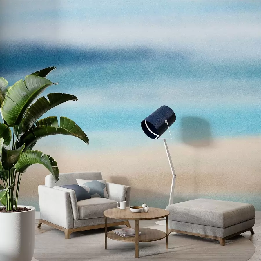 Papier peint peinture texturée dans le style aquarelle w05066