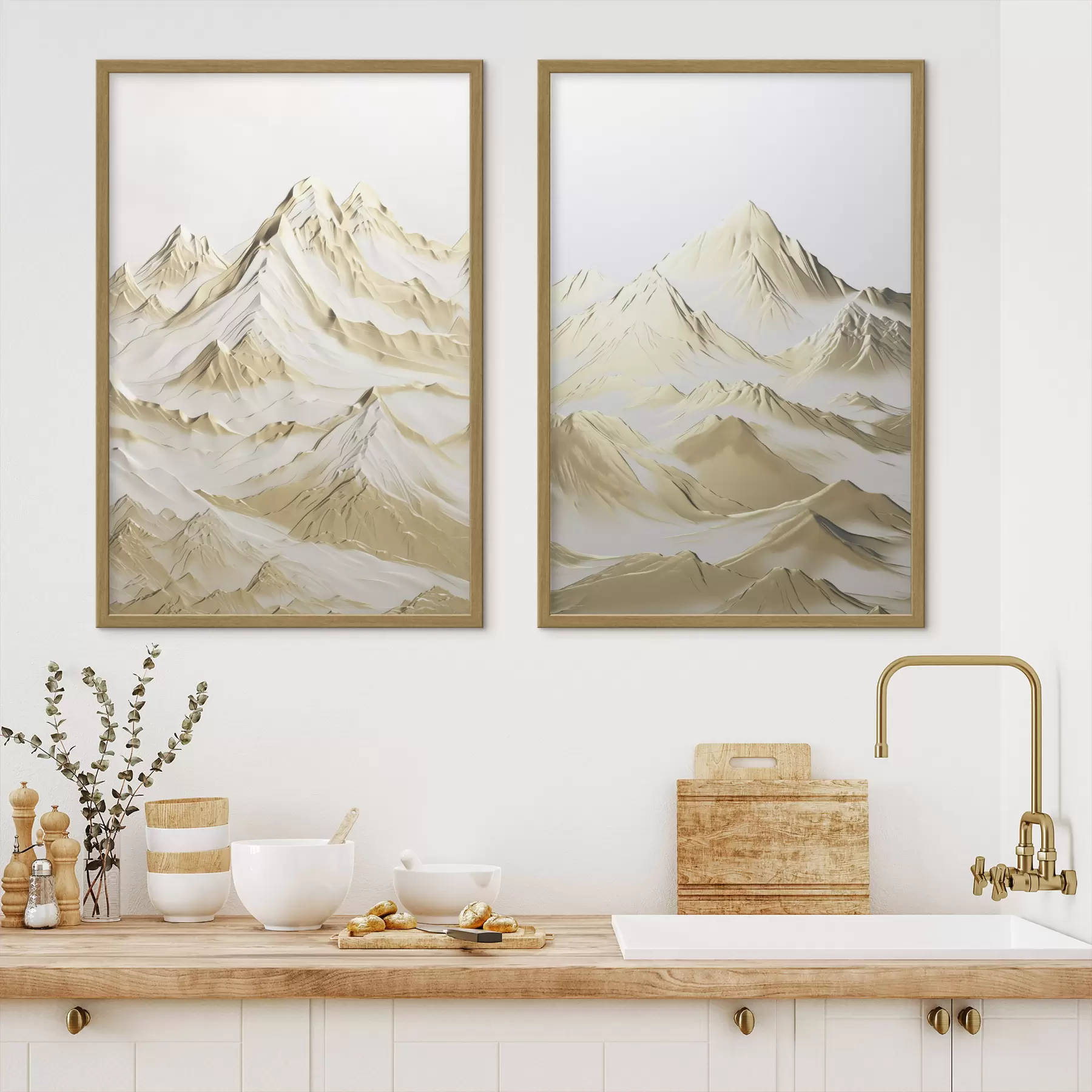 Papier peint Montagnes et chaleur d01236