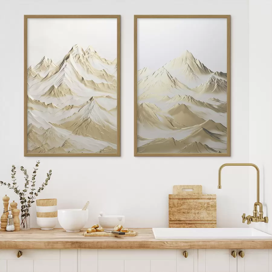 Papier peint Montagnes et chaleur d01236