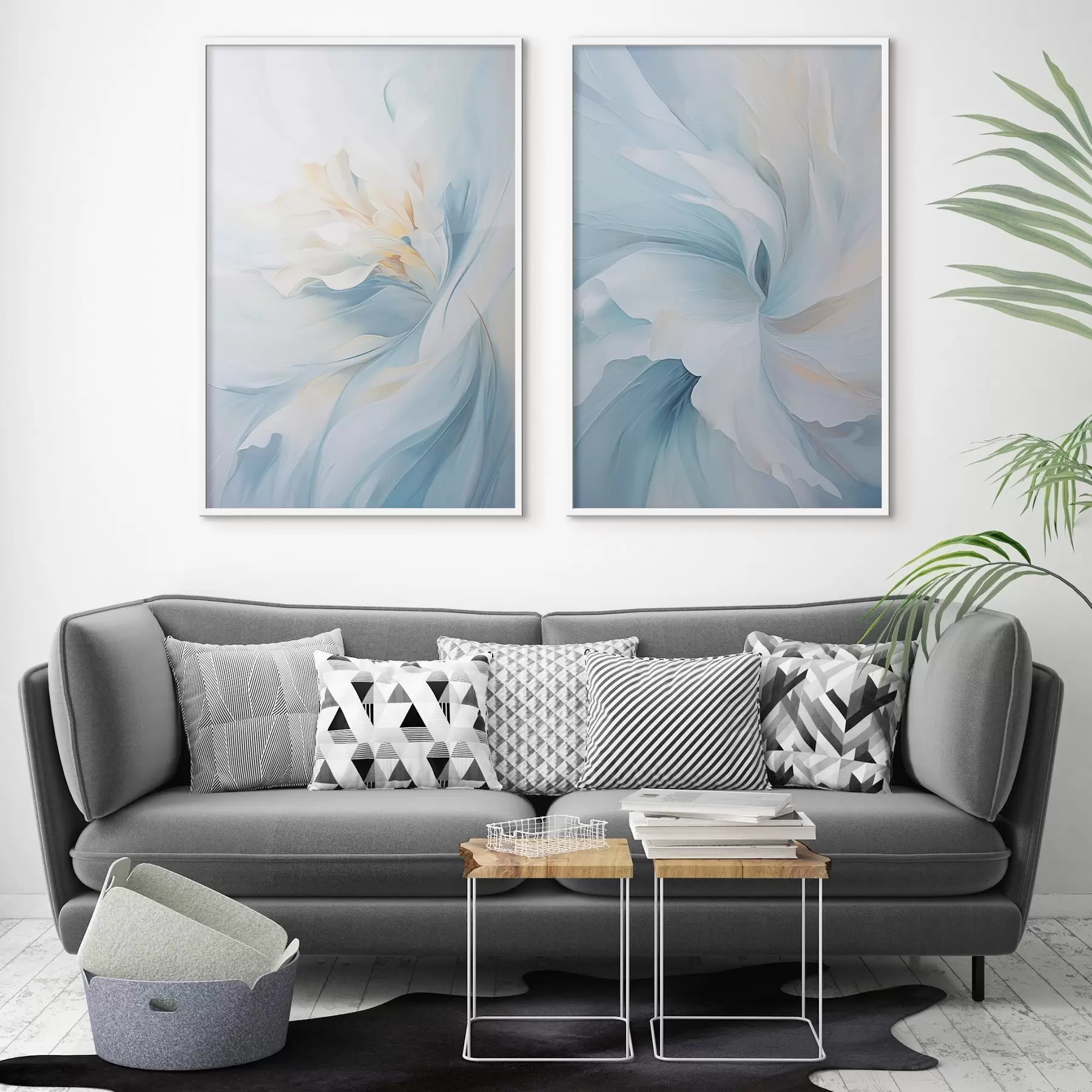 Papier peint Résumé : pétales délicats et translucides tourbillonnant vers l'intérieur, avec un éclairage doux et une texture picturale. d01244