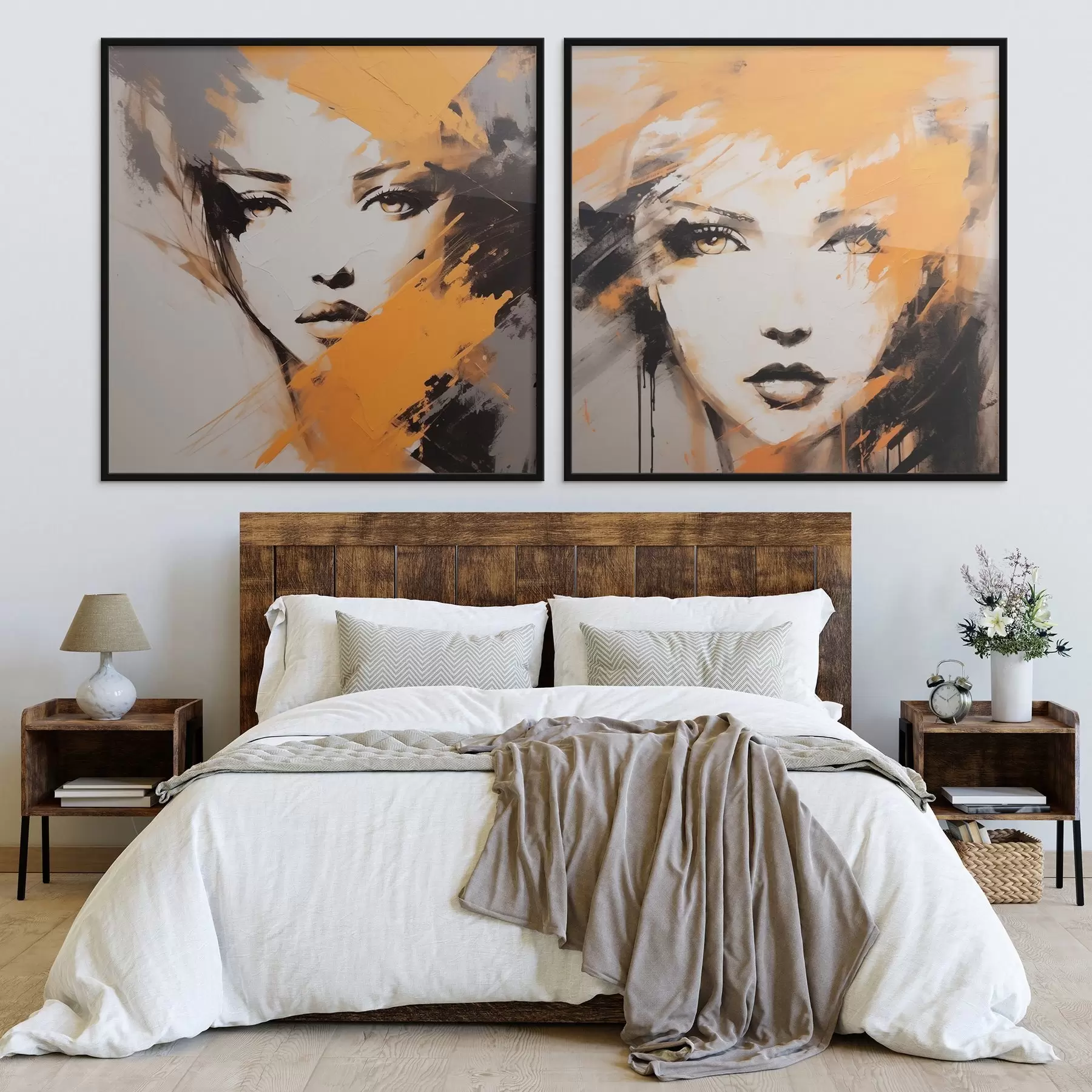 Papier peint Portraits abstraits d01197