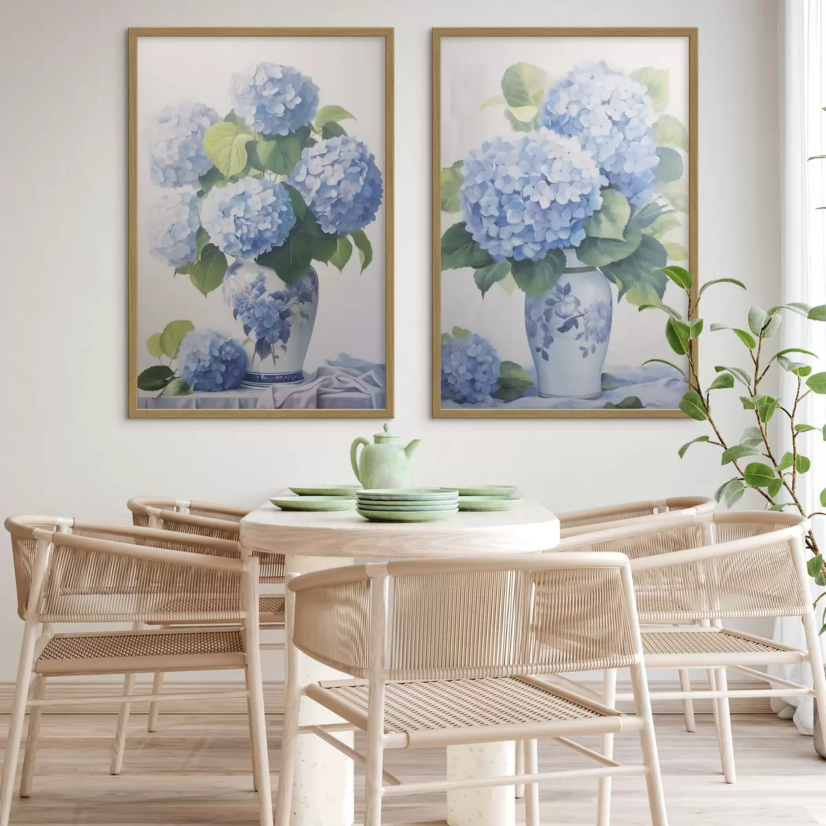 Poster Hortensias d01202