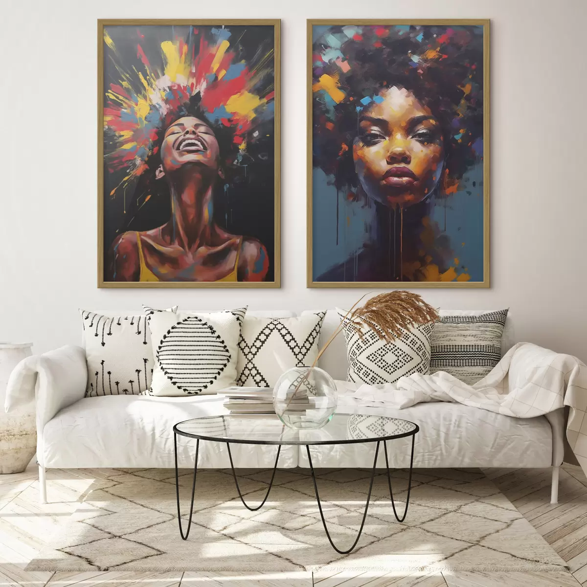 Poster Explosions de peinture d01206