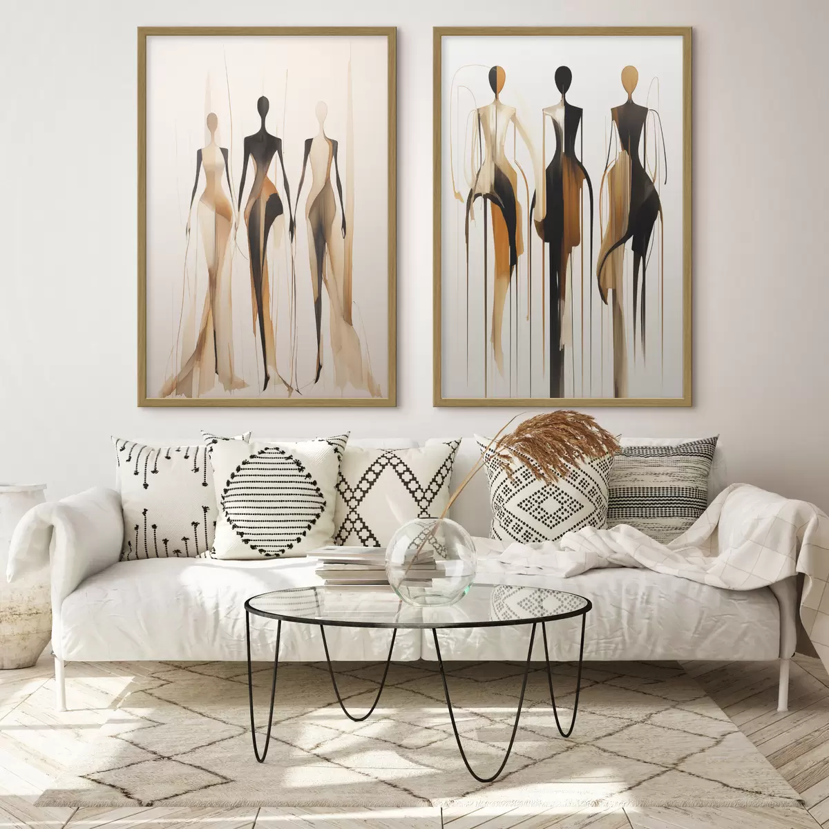 Poster Silhouette et caresse d01214