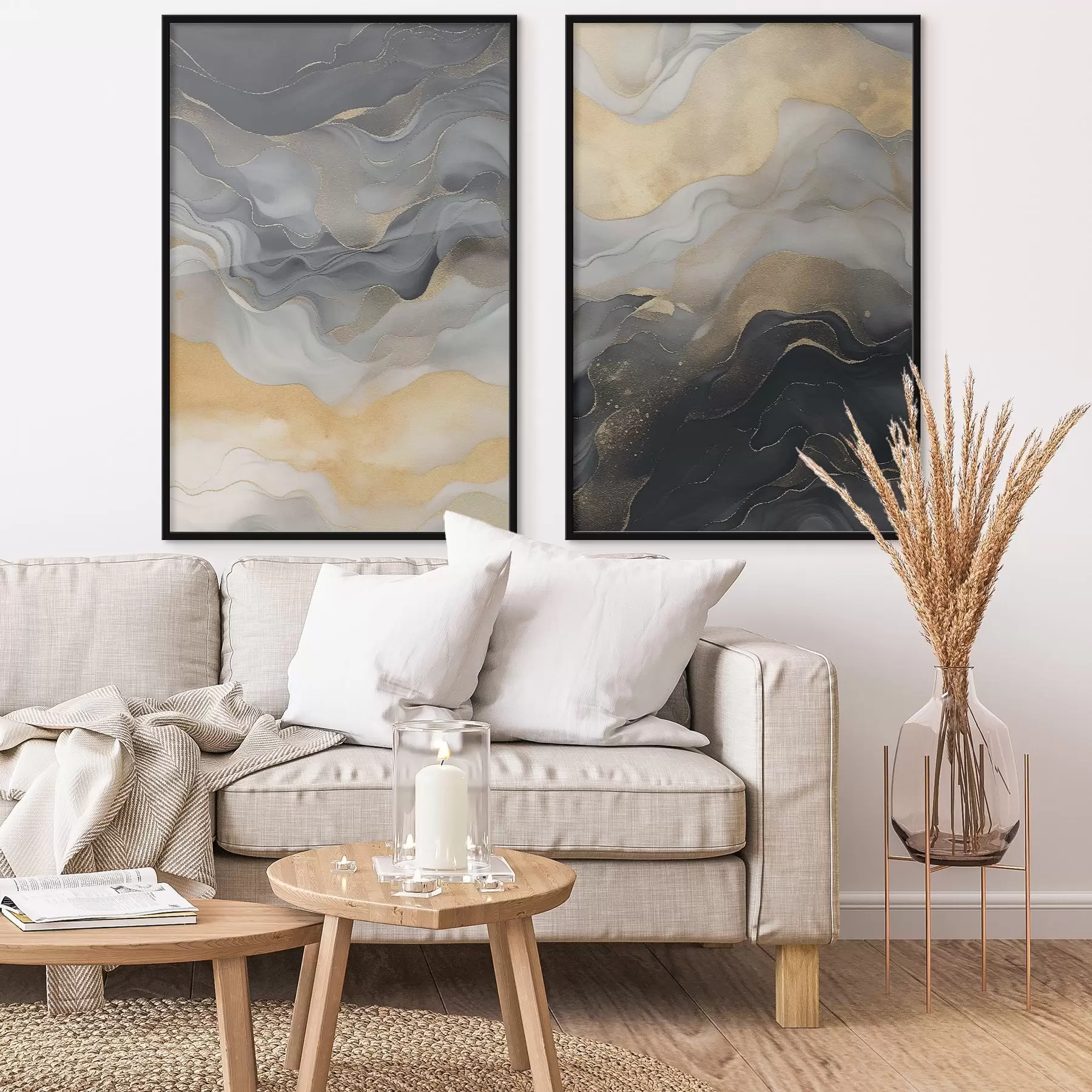 Papier peint Fluides, abstrait d01254