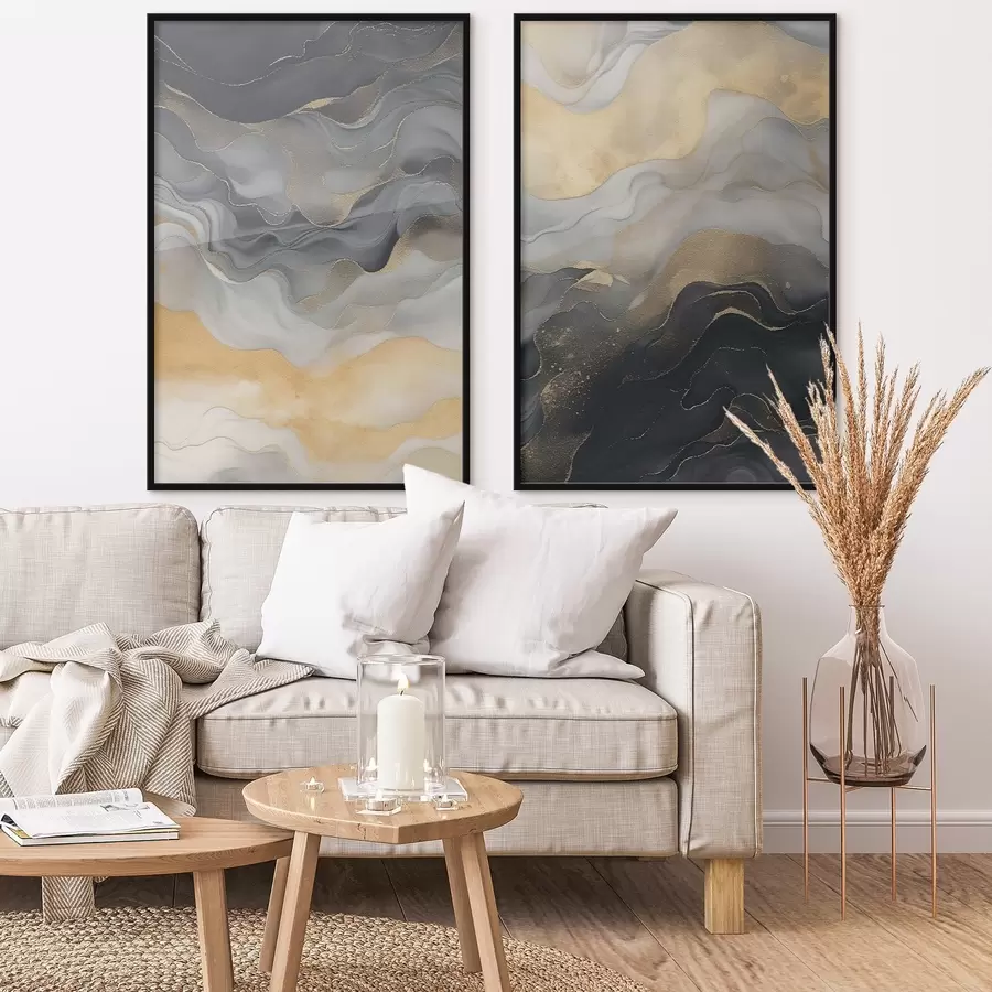 Papier peint Fluides, abstrait d01254