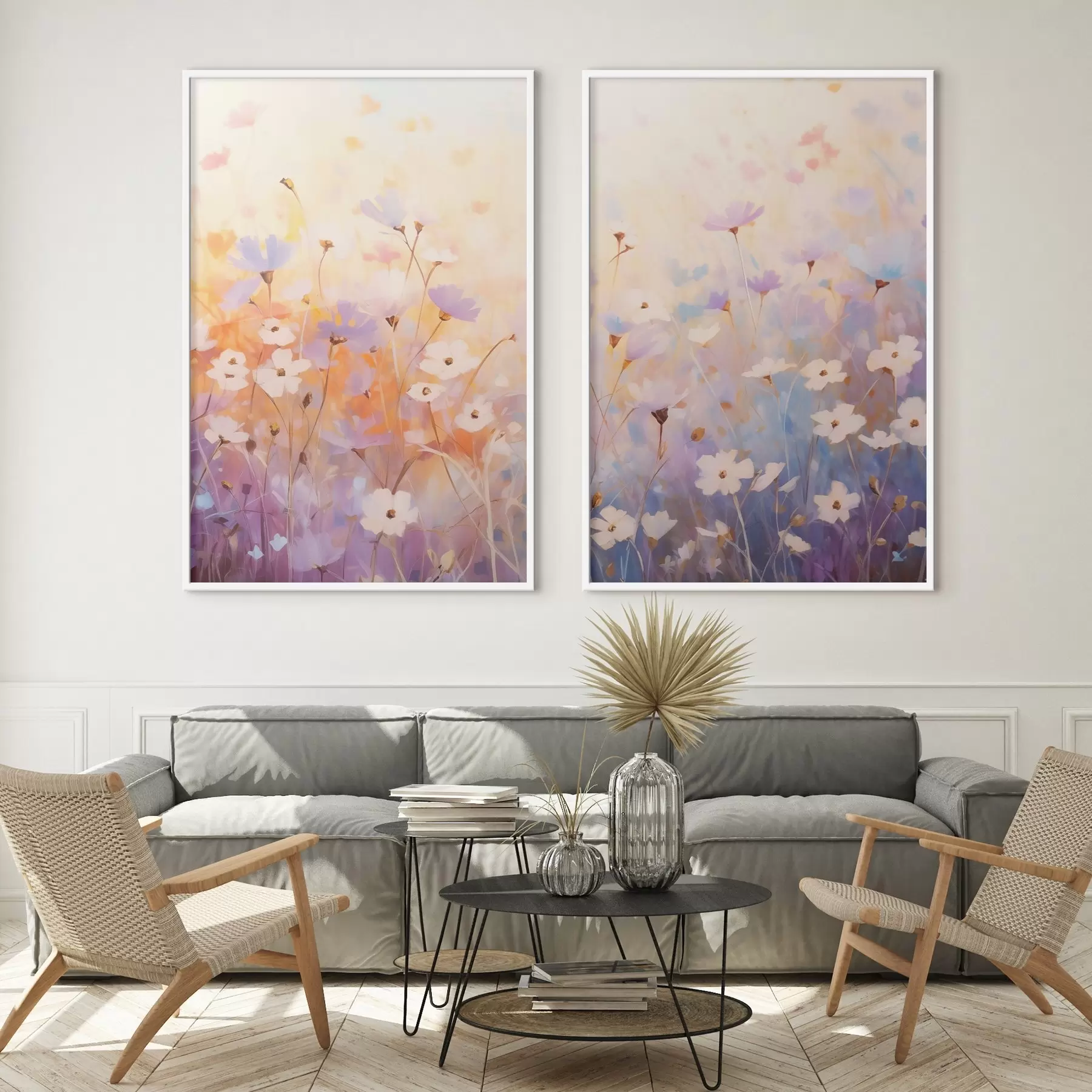 Papier peint Petites fleurs sauvages d01255