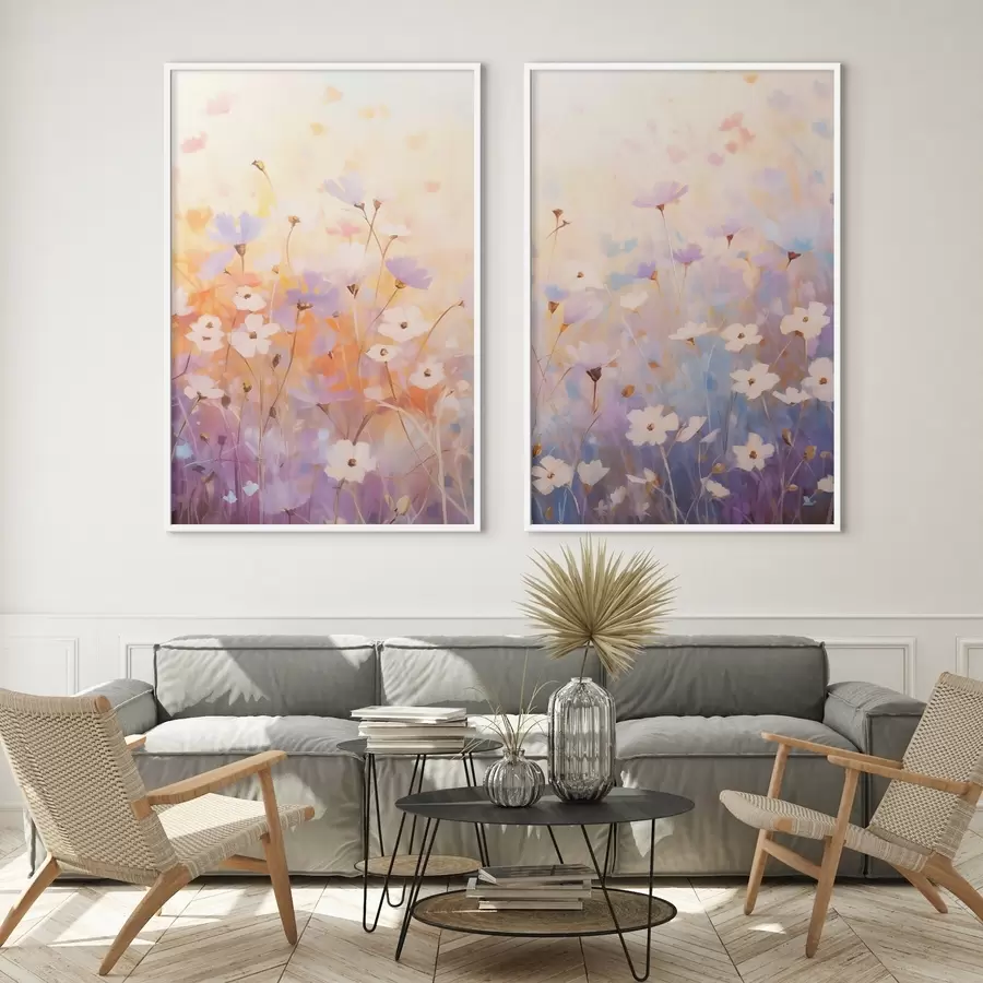 Papier peint Petites fleurs sauvages d01255