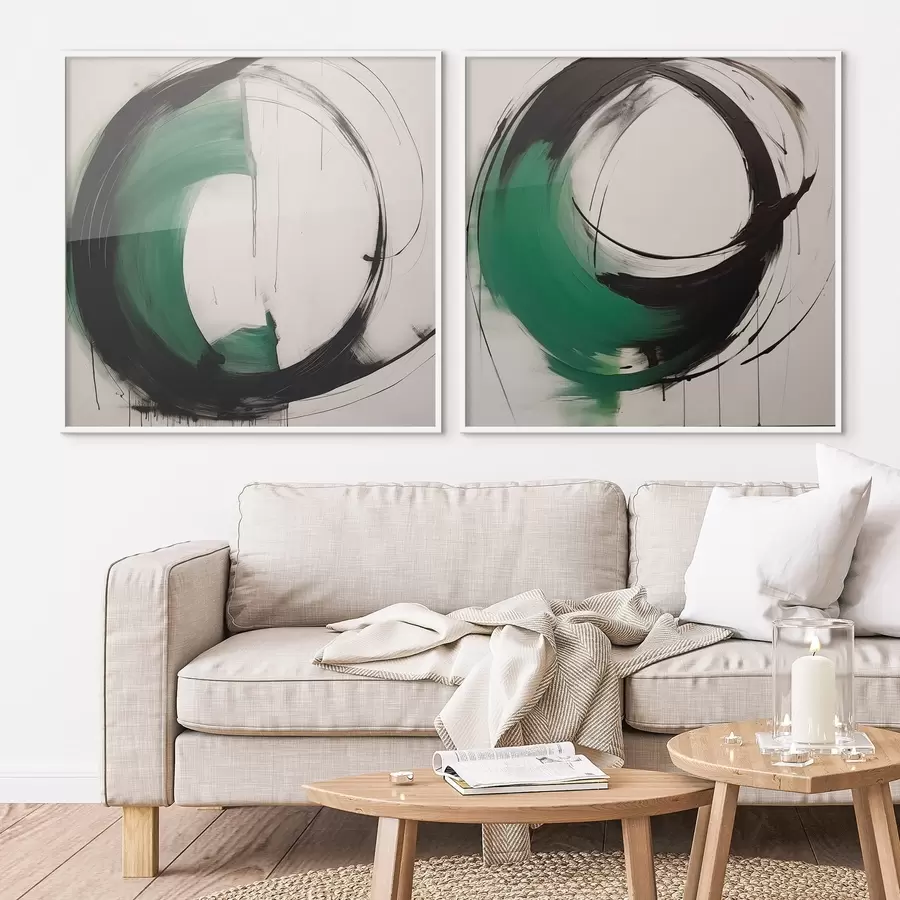 Papier peint Cercles abstraits d01208