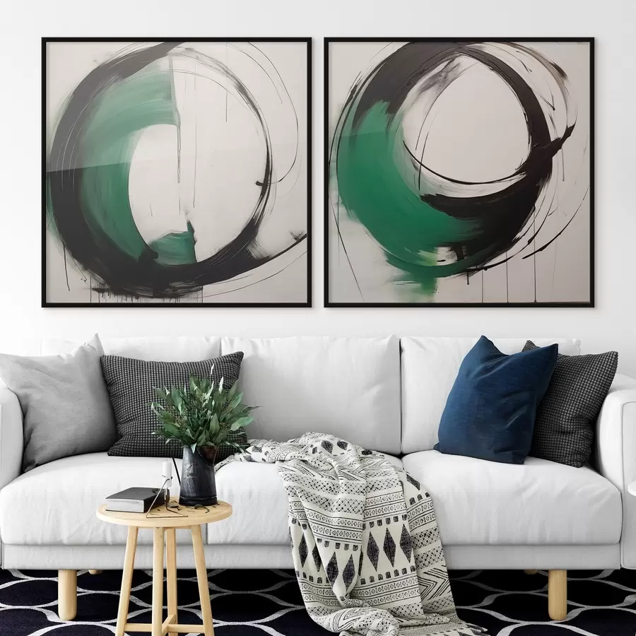 Papier peint Cercles abstraits d01208