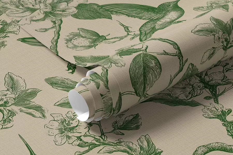 Papier peint Oiseaux dans un jardin botanique a00965