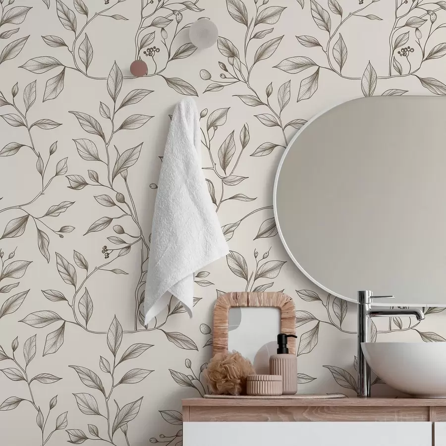 Papier peint Branches délicates a01147