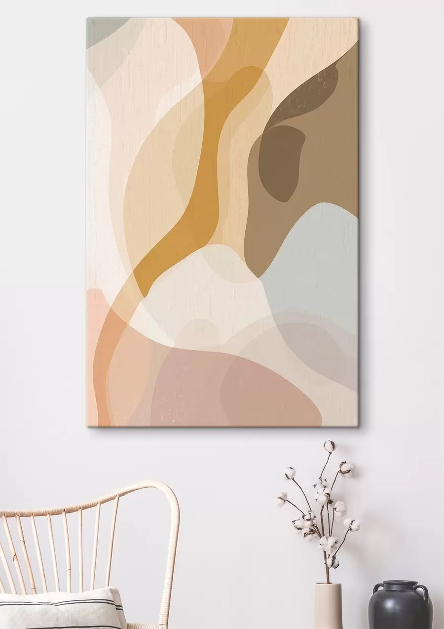 Tableau Abstraction, imitation aquarelle s47648