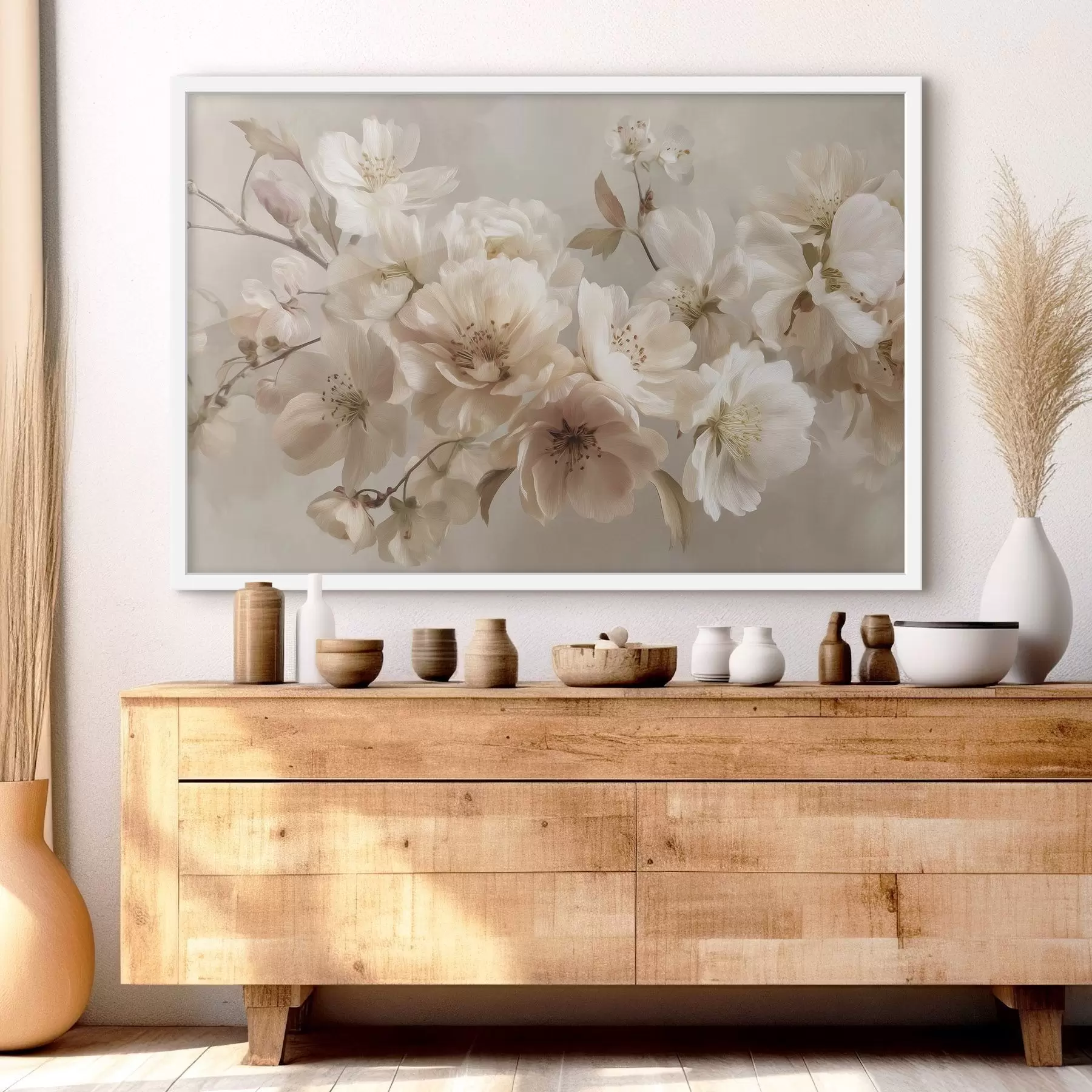 Papier peint Variété de grandes fleurs f47646