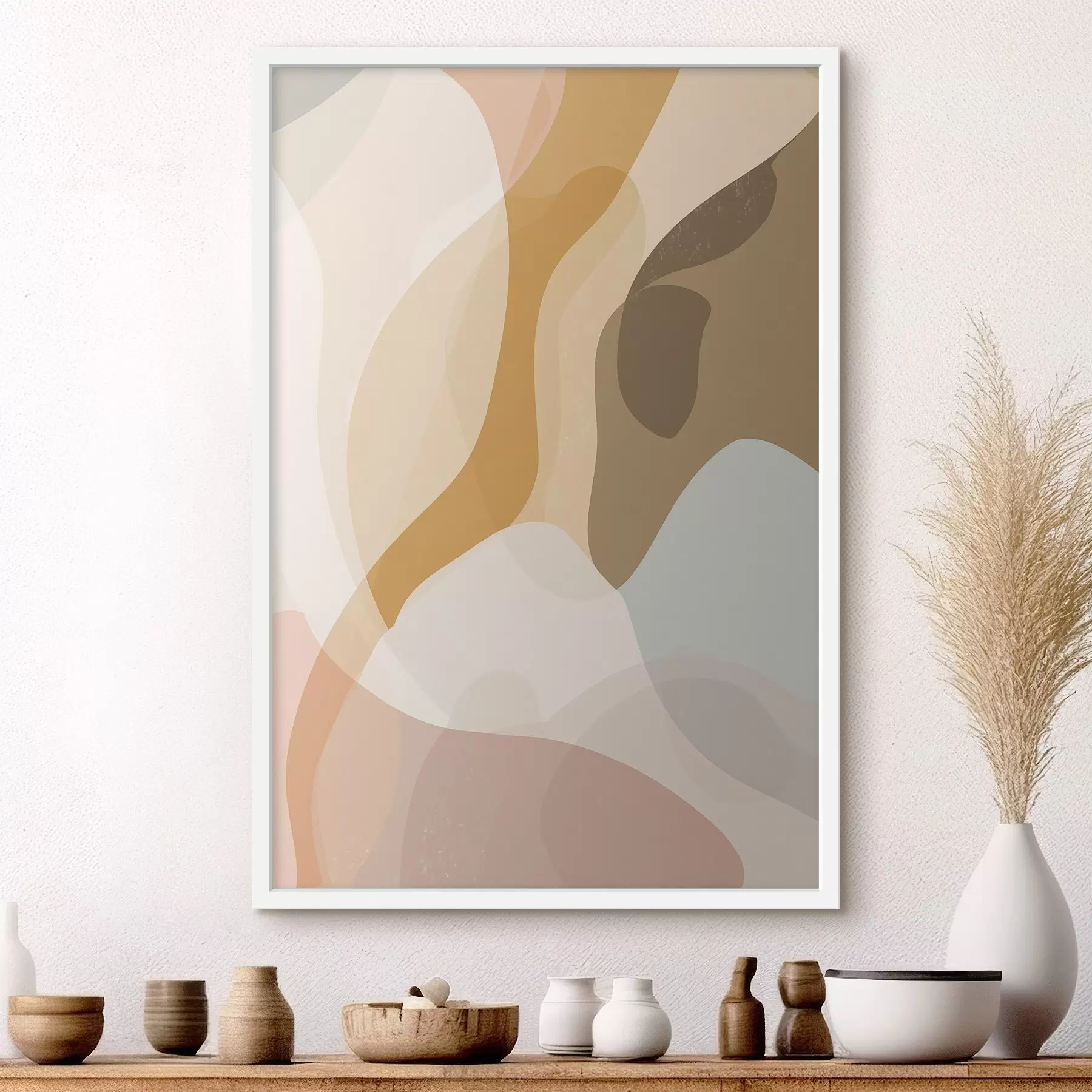 Papier peint Abstraction, imitation aquarelle f47648