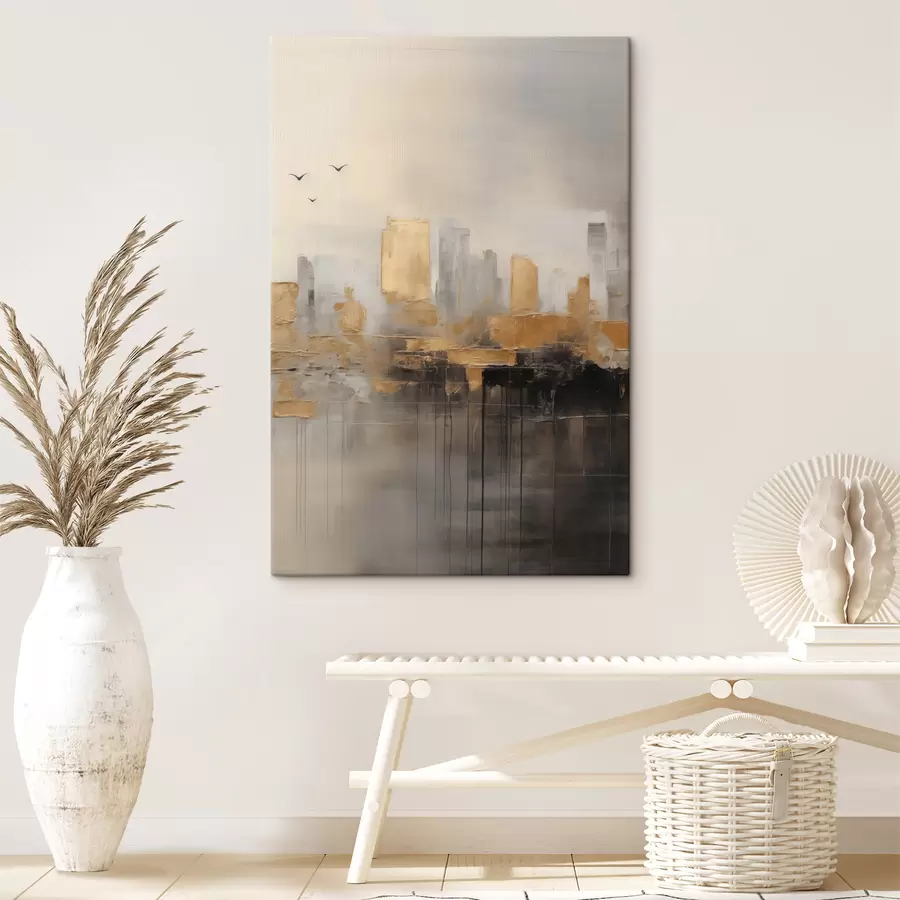 Tableau Une ville aux nuances tranquilles s47673