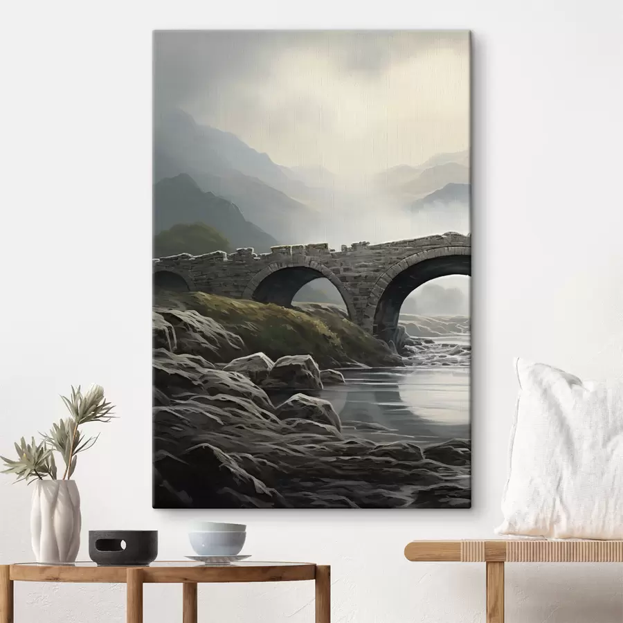 Tableau Une ville de conte de fées s47674