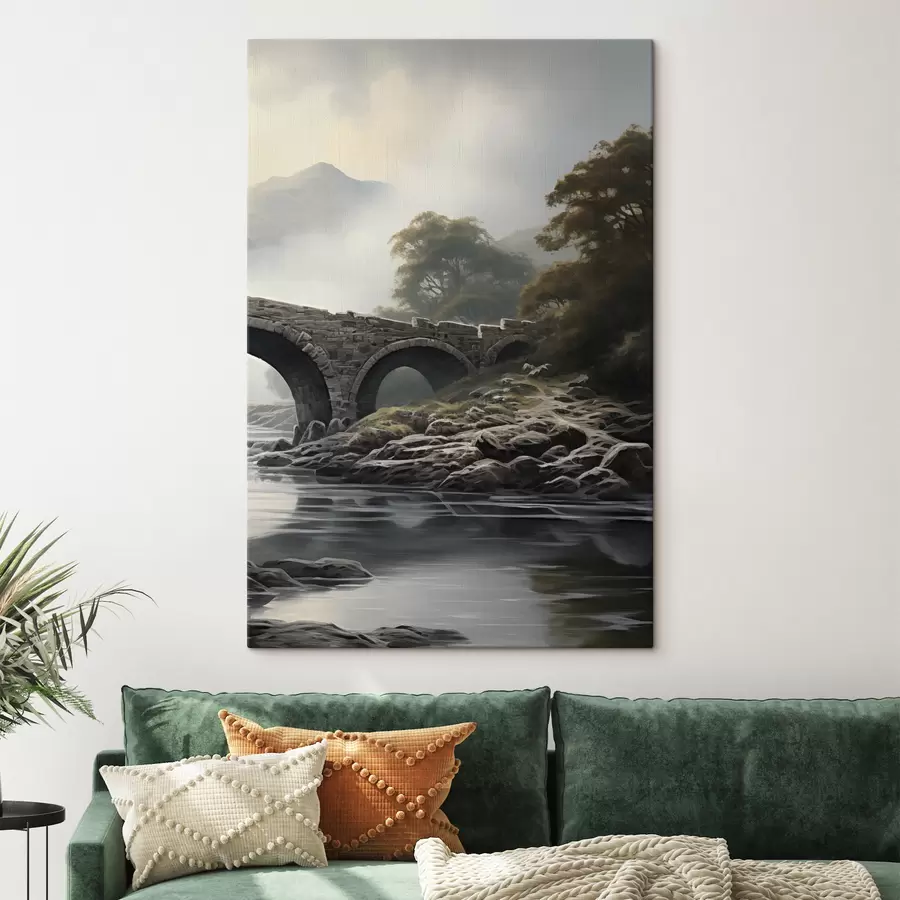 Tableau Une ville dans un conte de fées s47675