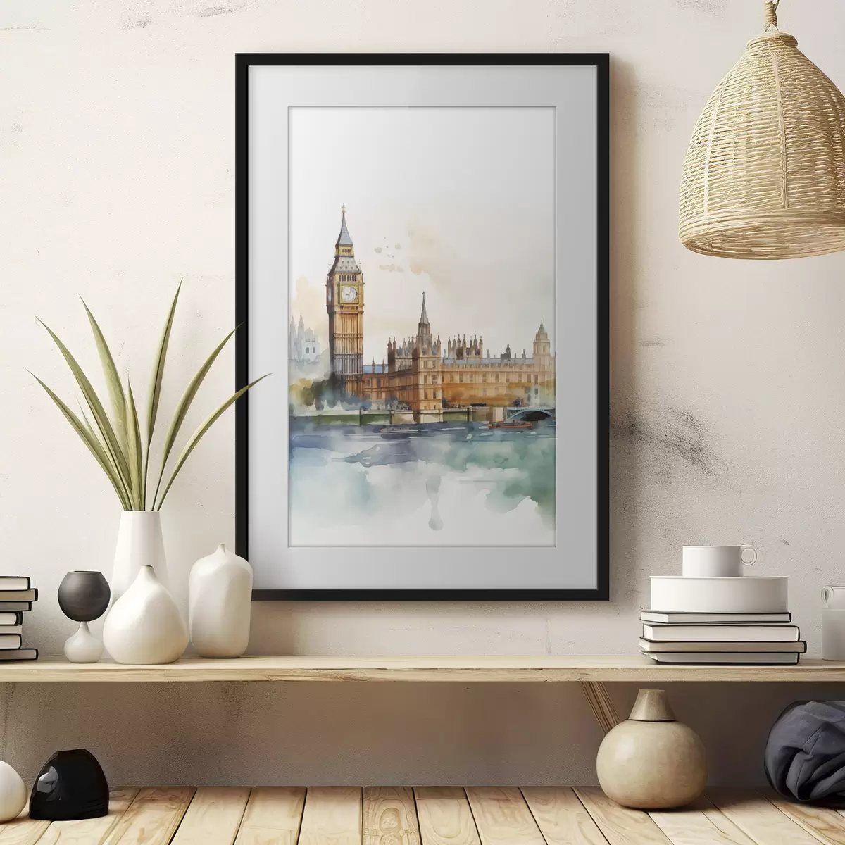 Poster Paysage et énigme f47680