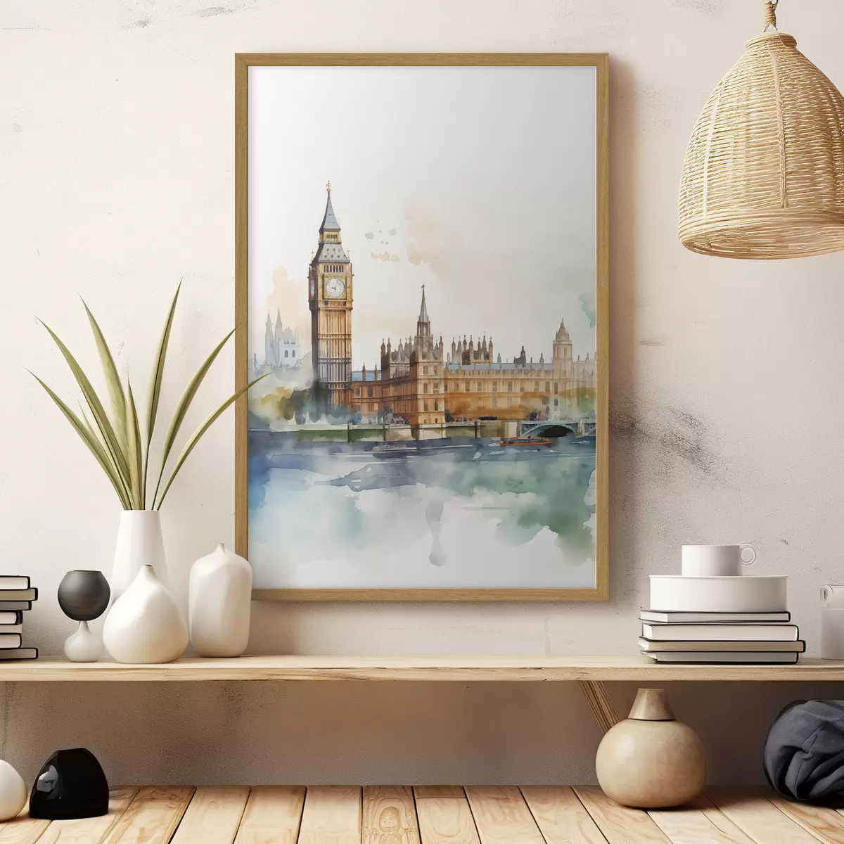 Poster Paysage et énigme f47680
