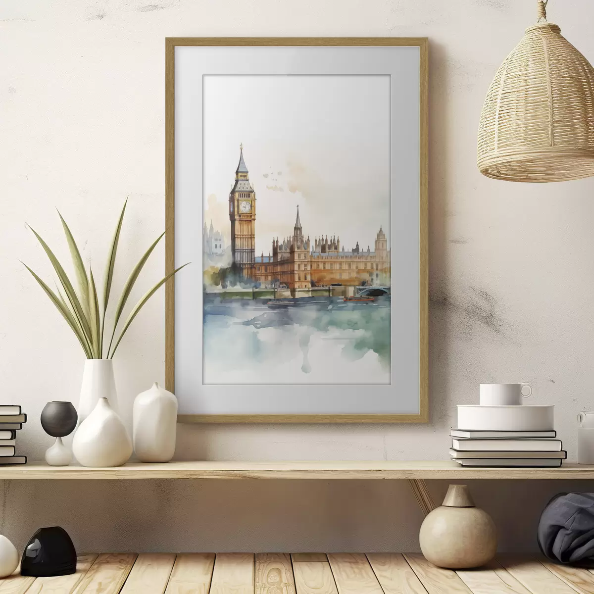 Poster Paysage et énigme f47680
