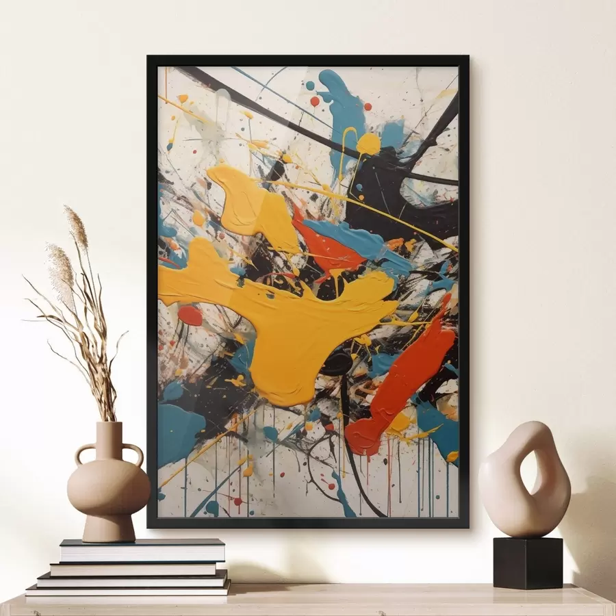 Papier peint Peintures multicolores f47684