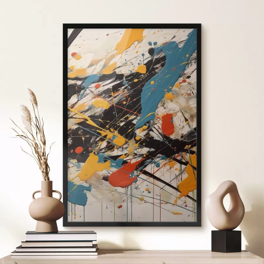 Papier peint Peintures multicolores f47685