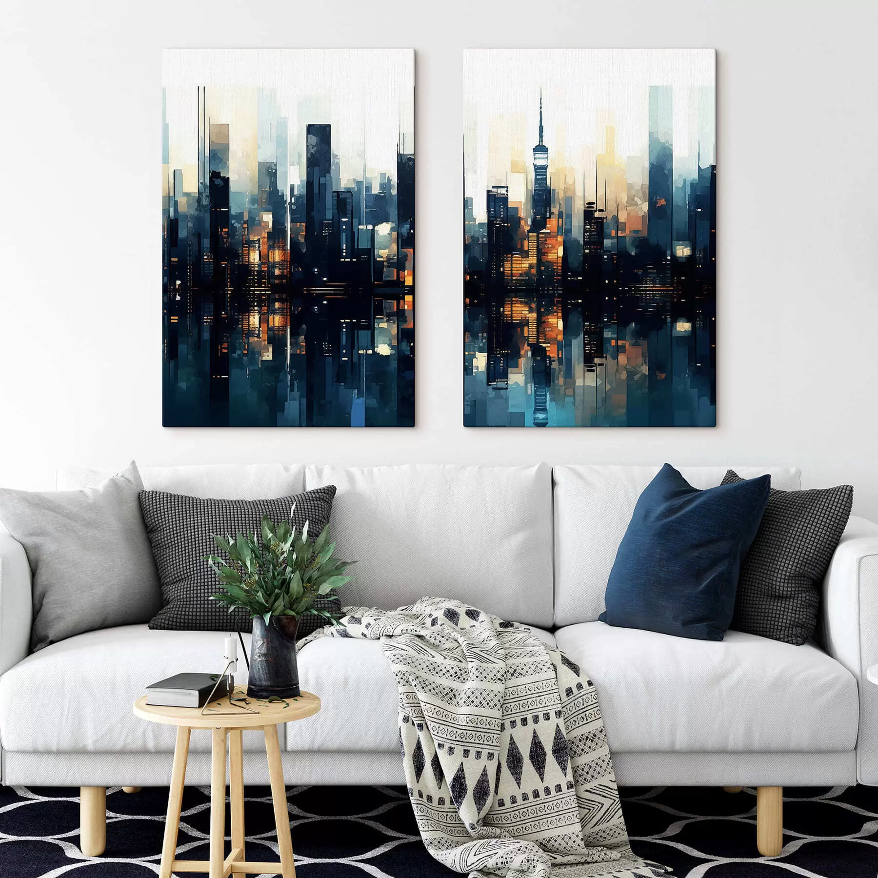 Tableau Horizon nocturne m01259