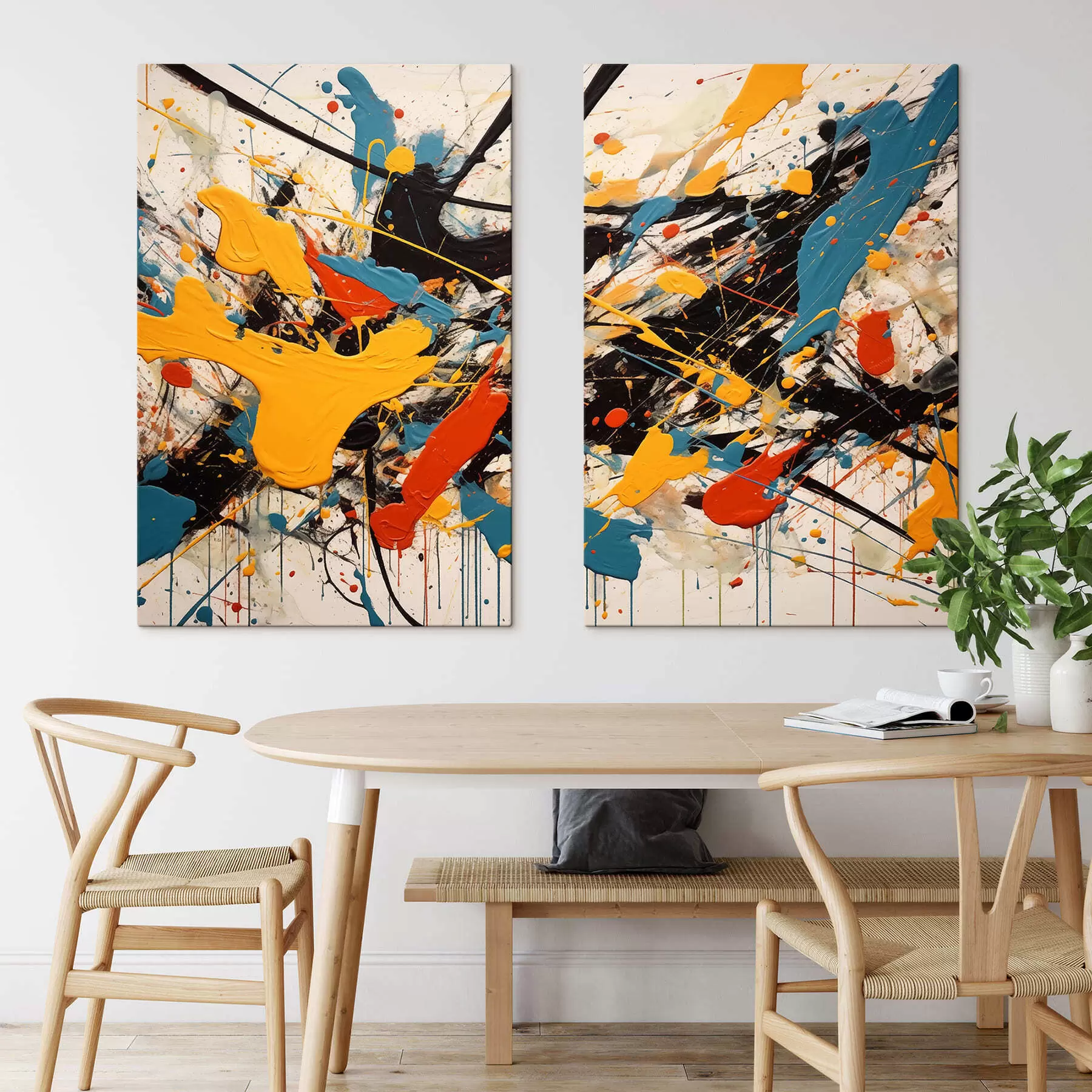 Tableau Explosion de couleurs m01263